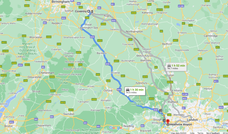 Coventry to Heathrow Taxi | Airport Transfer - Britway